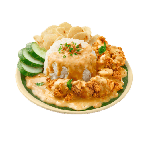 Salted Egg Buttermilk Chicken